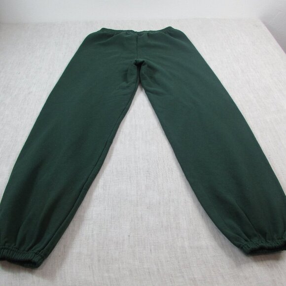 Champion Eco Authentic Jogger Pants Youth Large Green Tapered Leg Elastic Waist - Picture 2 of 8